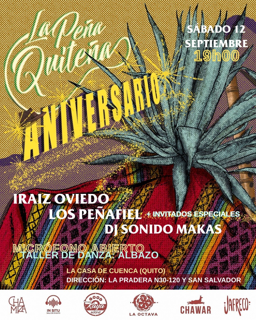 Flyer de La Peña Quiteña