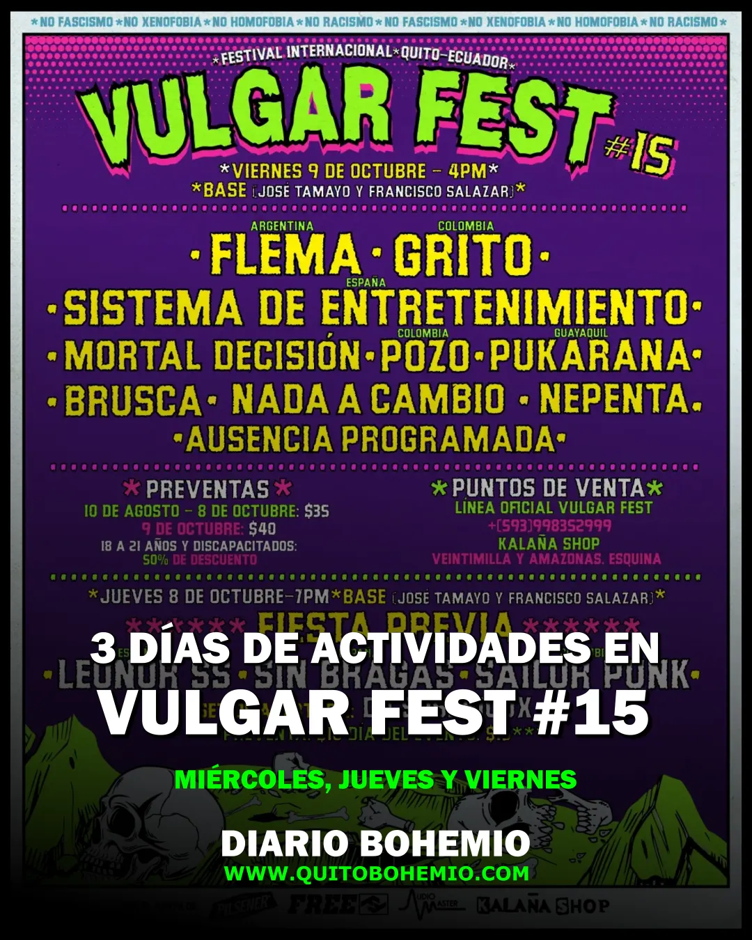 3 días de jornada en el Vulgar Fest #15